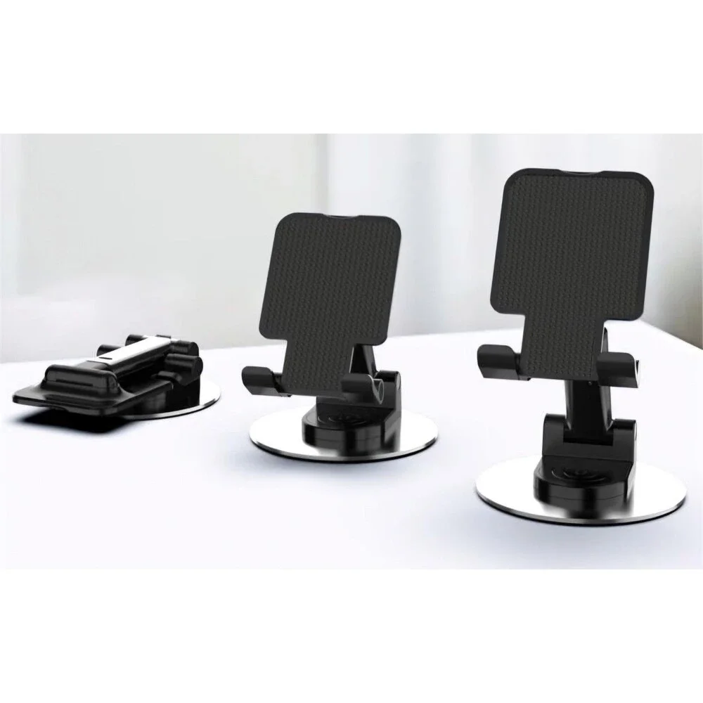 Phone Stand for Desk, 360 Degree Rotating Phone Stand Adjustable Cell Phone